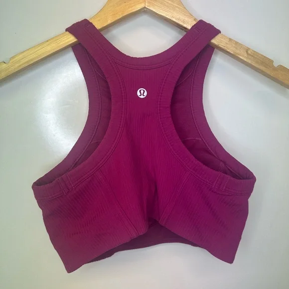 Lululemon Nulu Ribbed Yoga Bra Size 6 - Picture 4 of 5